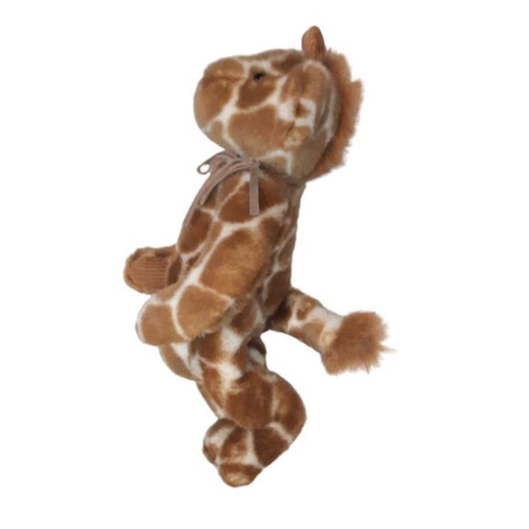Russ Berrie Godfrey Giraffe Brown Tan Stuffed Plush BeanBag Toy 14" - Picture 6 of 8